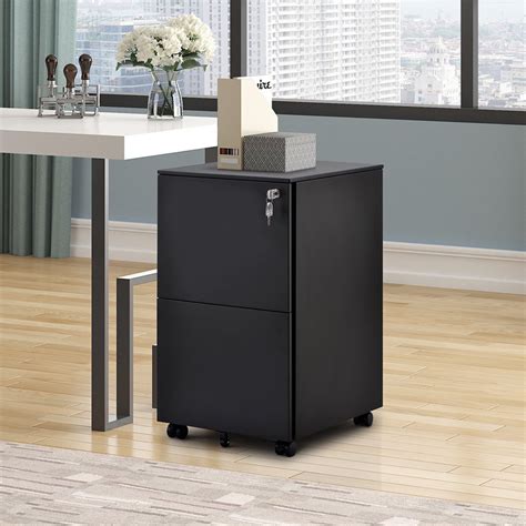 portable file cabinet with lock